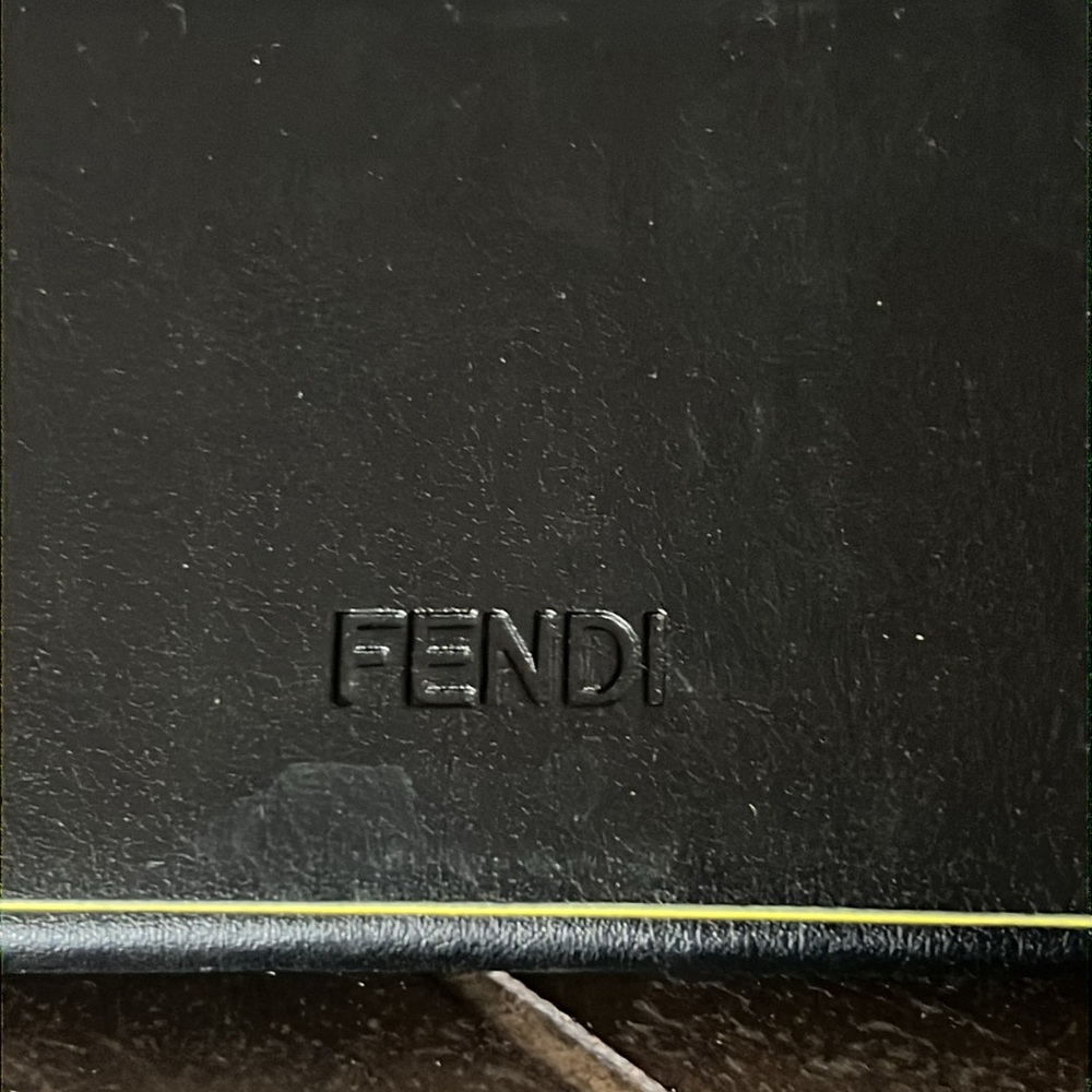 Fendi FF0254 Black and Light Peachy Pink Eyeglasses Frames - Picture 5 of 7
